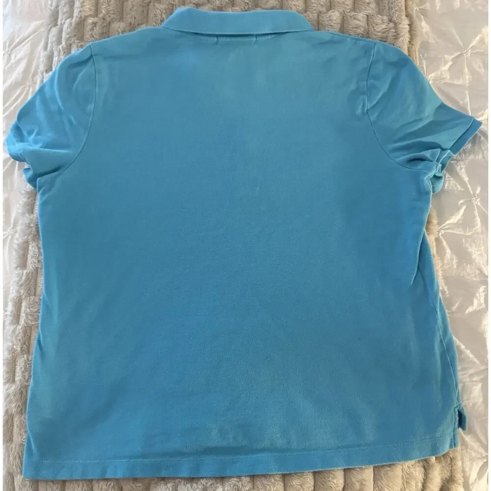 Vintage Polo Ralph Lauren 2 Men Blue Shirts Mens Crest (1) Logo Size XL